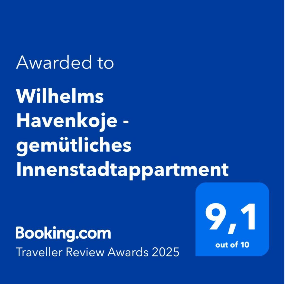 Wilhelms Havenkoje - Gemuetliches Innenstadtappartment Wilhelmshaven Dış mekan fotoğraf